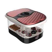 EAHKGmh Foot Spa Foot Bath Massager with Heat, Double Foot Tub Massager Home Full Automatic Massaging Foot Electric Heating Thermostat Foot Massage Barrel