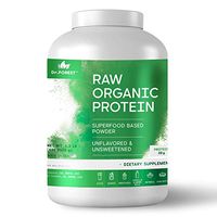 Dr. Forest Organic Raw Cold Pressed Vegan Plant Protein Powder - Add to Your Favorite Smoothies or Shakes - Non-GMO Certified Organic 20 Grams Protein per Serving, 2.2 lbs (Unflavored, 1.1 lbs)