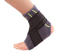 SENTEQ Ankle Brace with Gel - Breathable Neoprene Sleeve Provides Support, Compression and Pain Relief. Medical Grade and FDA Approved for Sprains, Strains,