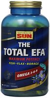 Natures Life The Total EFA Fish Oil w/ Organic Flaxseed & Borage Oils | 1200 mg | Skin, Heart & Memory | 180 Softgels
