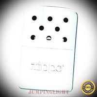 40321 Refillable 6-Hour High Polish Chrome Hand Warmer with Cup and Warming Bag - Premium Lighter Fluid (Comes Unfilled) - Made in USA!