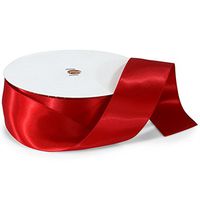 1.5in. Wide Red Double-Faced Satin Ribbon - 50 Yard Spool