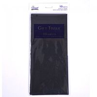 Black Tissue Paper by MyGlitzzie - 120 Sheets Bulk Wrap for Crafts Baking Supplies Gift Wrapping Party Decorations