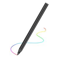 Active Stylus Pen，Wuudy Adjustable Fine Tip Stylus for iPad/iPhone/Samsung/Android Smartphone/Surface/Dell/Asus and Other Touchscreen Devices（Black）