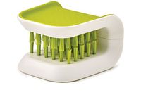 Joseph Joseph 85105 BladeBrush Knife and Cutlery Cleaner Brush Bristle Scrub Kitchen Washing Non-Slip, One Size, Green