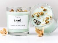 My Lumina Avail MONEY DRAWING SOY CANDLE WAX -Prosperity Spell/Chakra/Abundance/Cash/Luck/Healing/Good Energy/Spiritual/Sage/Smudge/Smudging/Cleansing Kit/Green/Eucalyptus/Natural Scented Aromatherapy