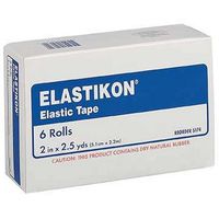 Johnson & Johnson 2" ELASTIKON Elastic Tape - 2.5 yards per roll (6 rolls)