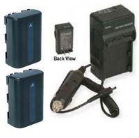 2 Batteries + Charger for Sony DCR-TRV730, Sony TRV740, Sony TRV8, Sony TRV80, Sony TRV828, Sony TRV830, Sony TRV840