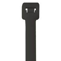 Aviditi Nylon UV Stabilized Cable Tie, 18" L x 11/32" W, Black, Case of 100 (CTUV18175)