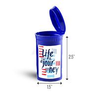 Life Is Your Journey First Aid Case Pill Container ID 4463B