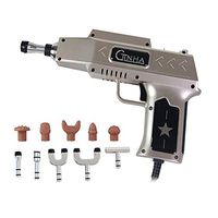 Electric Massage Gun,6 Levels 10 Heads Chiropractic Adjusting Tool Spine Impulse Activator Therapy Instrument Spine Correcting Apparatus Correction,Gold