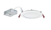 Lithonia Lighting WF6 LL LED 2700K MW M6 6-Inch Dimmable Ultra Thin Low Lumen LED Module Recessed Ceiling Downlight, 780 Lumens, 120 Volts, 12 Watts, Wet Listed, Matte White