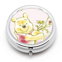 DISNEY COLLECTION Pill Case Winnie The Pooh and The Piglet 3 Sets Water Rust Proof Travel Portable Daily Medicine Pill Box