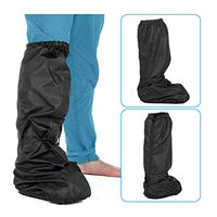 Walking Boot Cover Orthopedic Medical Air Walker Boot Foot Cast Cover for Ankle Fracture Rain Winter Snow Boot Covers Women Men Waterproof Tall Boot Protector Reusable Accessories (Black)
