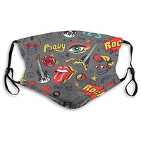 Alvayon Anti Dust Face Mask Mouth Prevention Mask Sky Blue Camo Bape Earloop Masks Cover for Men Women Kids