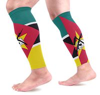 Abbylife Mozambique Flag 1 Pair Leg Brace Compression Long Cooling Sports Leg Sleeve