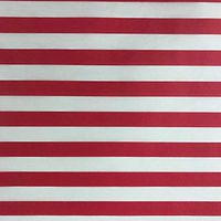 Black Cat Avenue 20" x 30" Printed Tissue Paper for Gift Wrapping, 24-Sheet, Red/White Stripes