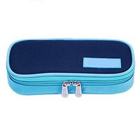 YWAWJ Double Bag Diabetic Travel Organizer Cooler Bag for Insulin Travel Medical Cooling Bag Diabetes Syringe Drug Treatment Pen Case