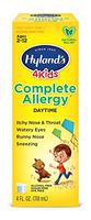 Kids Allergy Medicine by Hyland's 4Kids, Non Drowsy Childrens Complete Allergy Relief Syrup, Safe and Natural for Indoor & Outdoor, 4 Oz (Packaging May Vary)