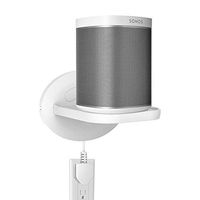SPORTLINK Wall Mount Shelf Holder Stand for Dot (3rd Gen), Sonos Play 1, Sonos One, Wyze Cam Pan, Blink, Yi Camera, Nest Cam, Nest WiFi, Netvue, Arlo Q and More Home Security Camera (1 Pack)
