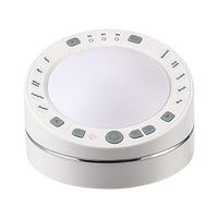 White Noise Machine, Sleep Sound Machine with Night Light for Adults Kids Baby, 10 Soothing Nature Sounds, Battery Operated, Portable Sleep Therapy for Home, Office, Travel