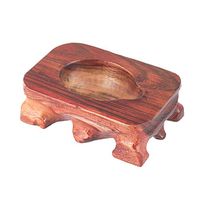 Handmade Real Rosewood Wooden Smoking Pipe Stand Rack Holder for 1 Smoking Pipe