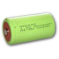 Exell 1.2V 6000mAh NiMH D Rechargeable Battery Button Top Cell Fast USA Ship