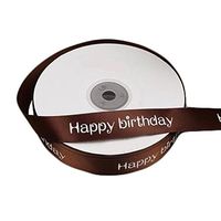 Kylin Express 2CM Wide Happy Birthday Decorative Riband Wrapping Ribbons Gift Wrapping Ribbons, 06