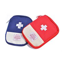 ONNPNN 2 Pieces First Aid Bag Emergency Survival Empty Drug Storage Packet Portable Medical Pouch for Outdoor Sports Camping Travelling