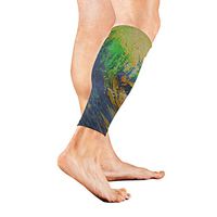 Calf Guard Sleeves Cool Extreme Surfer Sports Calves Guards Sleeves for Running, Basketball, Baseball, Football