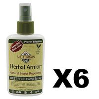 All Terrain Herbal Armor Insect Repellant Spray, 4 Ounce -- 6 per case.