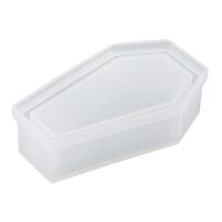 AMEOY Silicone Coffin Mold Storage Jewelry Mould Casting Craft Halloween DIY Tool