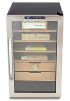 Whynter CHC-251S Stainless Steel 400-Cigar Cooler, 2.5 Cubic Feet Humidor, Black