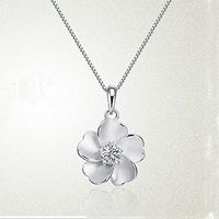 Zircon Vintage Chain For Charm Women Zircon Jewelry Peach Necklace Pendant Prom Woman Pretty Beautiful Bright For gift Lovely Elegant Jewerly Aesthetic