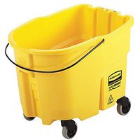35 qt. Mop Bucket, Yellow, Plastic