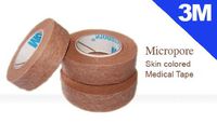 3M Micropore Paper Tape - Tan, 1" wide -12 rolls