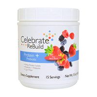 Celebrate Vitamins - Rebuild Protein + Probiotic - Berry Burst - 15 Serving Tub