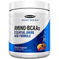 Muscletech Prime Series Bcaa/Eaa Amino Energy Powder, 7.2g Amino Acids Formula with Electrolytes, Fruit Fusion, 30 Servings (295g) - Amazon Exclusive