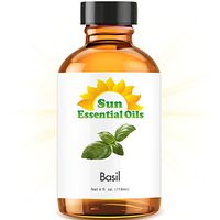Basil Essential Oil (Huge 4oz Bottle) Bulk Basil Oil - 4 Ounce