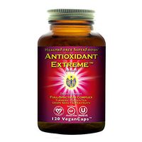 HealthForce SuperFoods Antioxidant Extreme - 120 Vegan Capsules - All Natural Turmeric Root Complex, Anti Inflammatory - Kosher, Gluten Free - 60 Servings