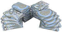 Facial Tissues 3-ply Perfect Car Tissue Holder for Travel & Home Improved Soft Quality Designed for Fun by Crabtree Collection (20-Pack Paisley Wallet Packs)