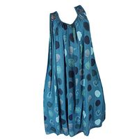 Plus Size Dresses,Plus Size Women Summer Back Lace Sleeveless Tank Dress Beach Maxi Dress Blue