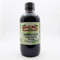 Holly Hill Health Foods, Sambucus Syrup, 4 Ounce