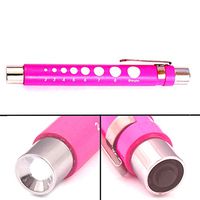 Precise Canada: Pen Light, Nurse LED Penlight with Pupil Gauge for Nursing Students Doctors Pink with Batteries
