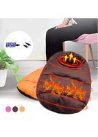 Neige Heated Slipper, One Pair Plush USB Electric Foot Warmer Soft Warm Fleece Electric Heated Shoe USB Heaters for Cold Feet for Men Women Student in Bedroom Office (Coffee)