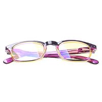 Blue light Blocking Reading Glasses Computer Colorful Spring Hinge Readers for Men and Women (1 Purple Stripe, 1.75)