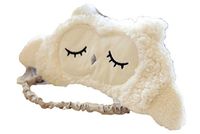 helen ou @ tx Soft Plush Creative Cartoon Sleep Eye Mask Sleeping Eyes Cover Eyeshade (Owl)