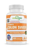 Xinnora Colon Sweep Supports, Colon Cleanse, Colon Detox, Healthy Bowel Movement with Psyllium Husk, Cascara Sagrada, Calcium Alfalfa, Oat & Goldenseal - Laxative Supports Weight Management - 60 Caps
