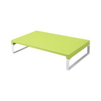 LIHIT LAB Desktop Stand, 9.8 x 15.4 x 3.1 inches, green