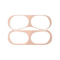 yrfklx Upgraded AirPods 3 Dust Guard, Dust-Proof Metal Cover Sticker Ultra Thin Anti-Scratches Protects AirPods Pro from Iron & Metal Shavings Dust Proof Film for Apple Airpods Pro 3, Rose Gold